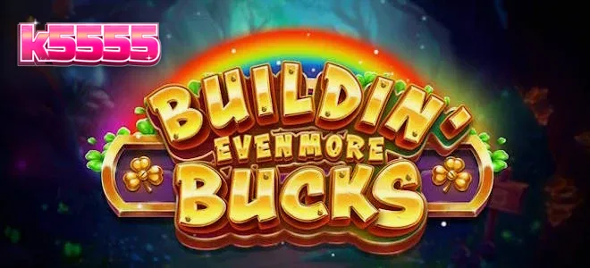 Tampilan visual slot Buildin’ Even More Bucks dengan karakter kru konstruksi.